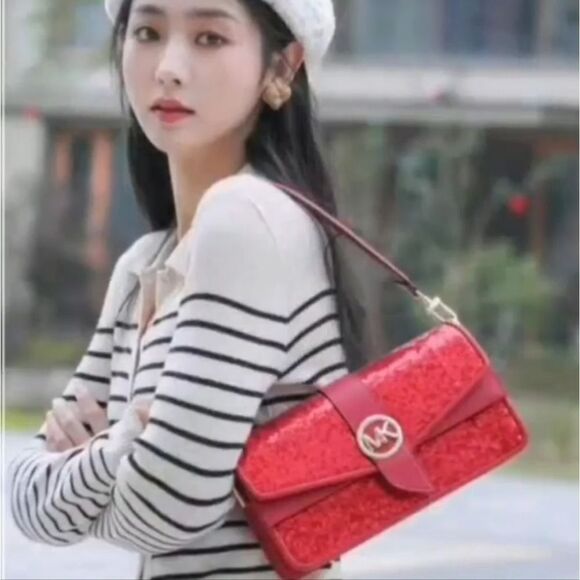 MICHAEL Michael Kors Greenwich Sequin Bag - Picture 3 of 13